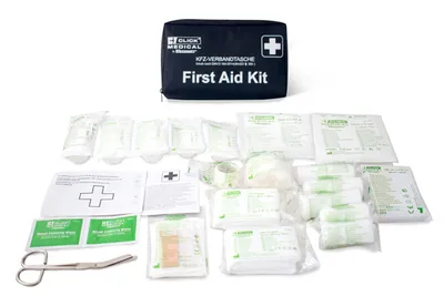 Click Medical German Vehicle First Aid Kit DIN 13164 In Travel Bag