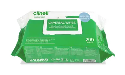 Clinell Universal Wipes (Pack of 200)