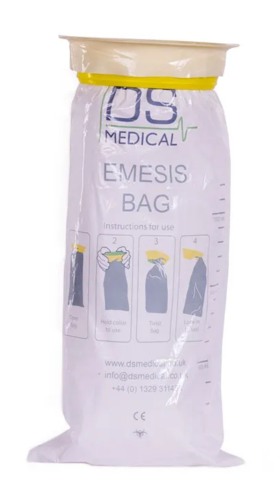 DS Medical Emesis Vomit Bag (Pack of 50)