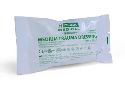 Click Medical Trauma Dressing 10 X 18 - Medium