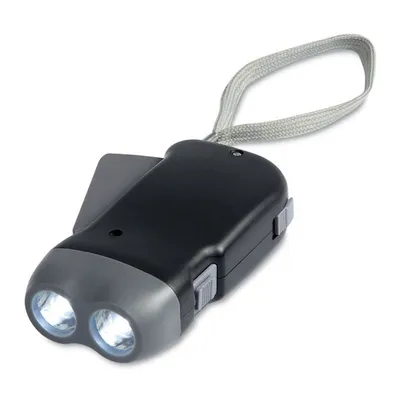 2 LED Abs Dynamo Torch