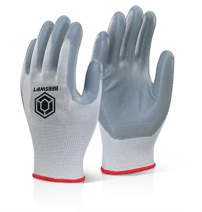 Beeswift Nitrile Foam Polyester Gloves