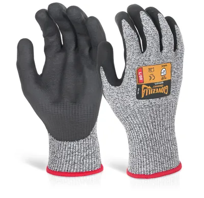 Beeswift Glovezilla Nitrile Palm Coated Gloves