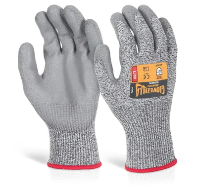 Beeswift Glovezilla PU Palm Coated Gloves