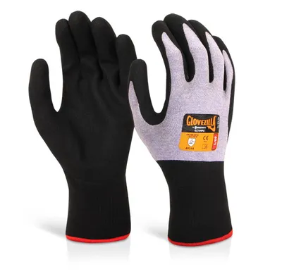 Beeswift Glovezilla Nitrile Foam Nylon Gloves
