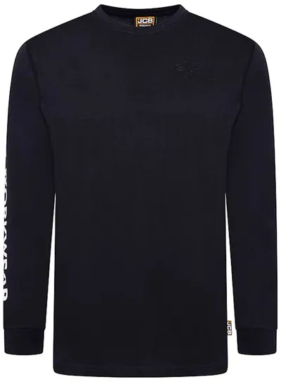 JCB Workwear Banner Long Sleeve T-Shirt