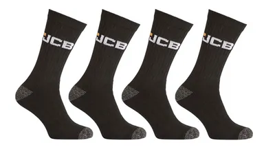 JCB Workwear Apparel Socks (Pack of 4)