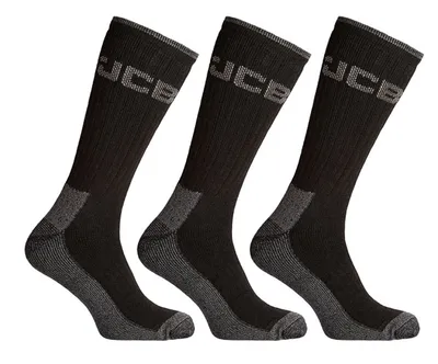 JCB Workwear Heavy Duty Work Socks (Pack of 3)