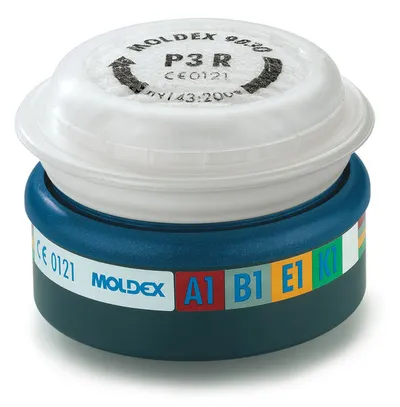 MOLDEX 9430 ABEK1P3 R Pre-assembled Gas & Particulate Filter (Pack of 6)