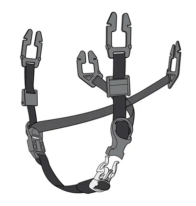 MSA Universal 4-Point Chin Strap for Safety Helmets (Pack of 20)