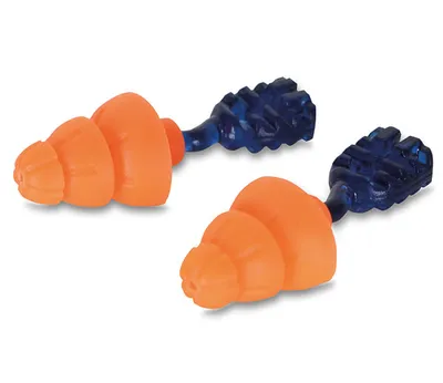 Beeswift QED SNR34 Tri Flange Reusable Ear Plugs (Pack of 200)