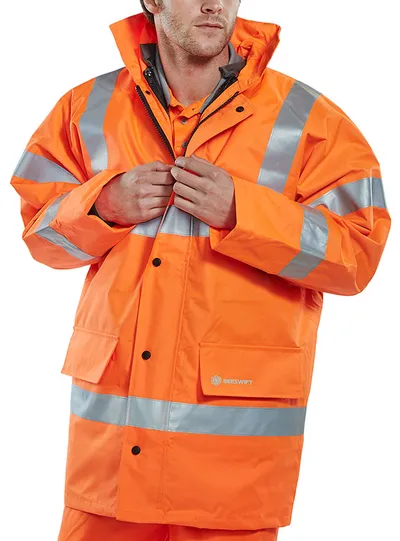 Beeswift 4 in 1 Hi-Vis Jacket and Bodywarmer